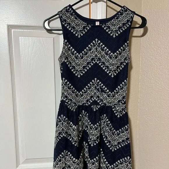 Girls Navy Blue Dress Worn Once for 8th Grade Graduation. | Color: Blue | Size: S | Pm-63372091'S Closet